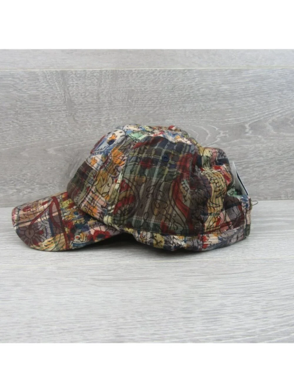 Polo Ralph Lauren Pony Logo Patchwork Madras Ball Cap Adjustable Strap NEW